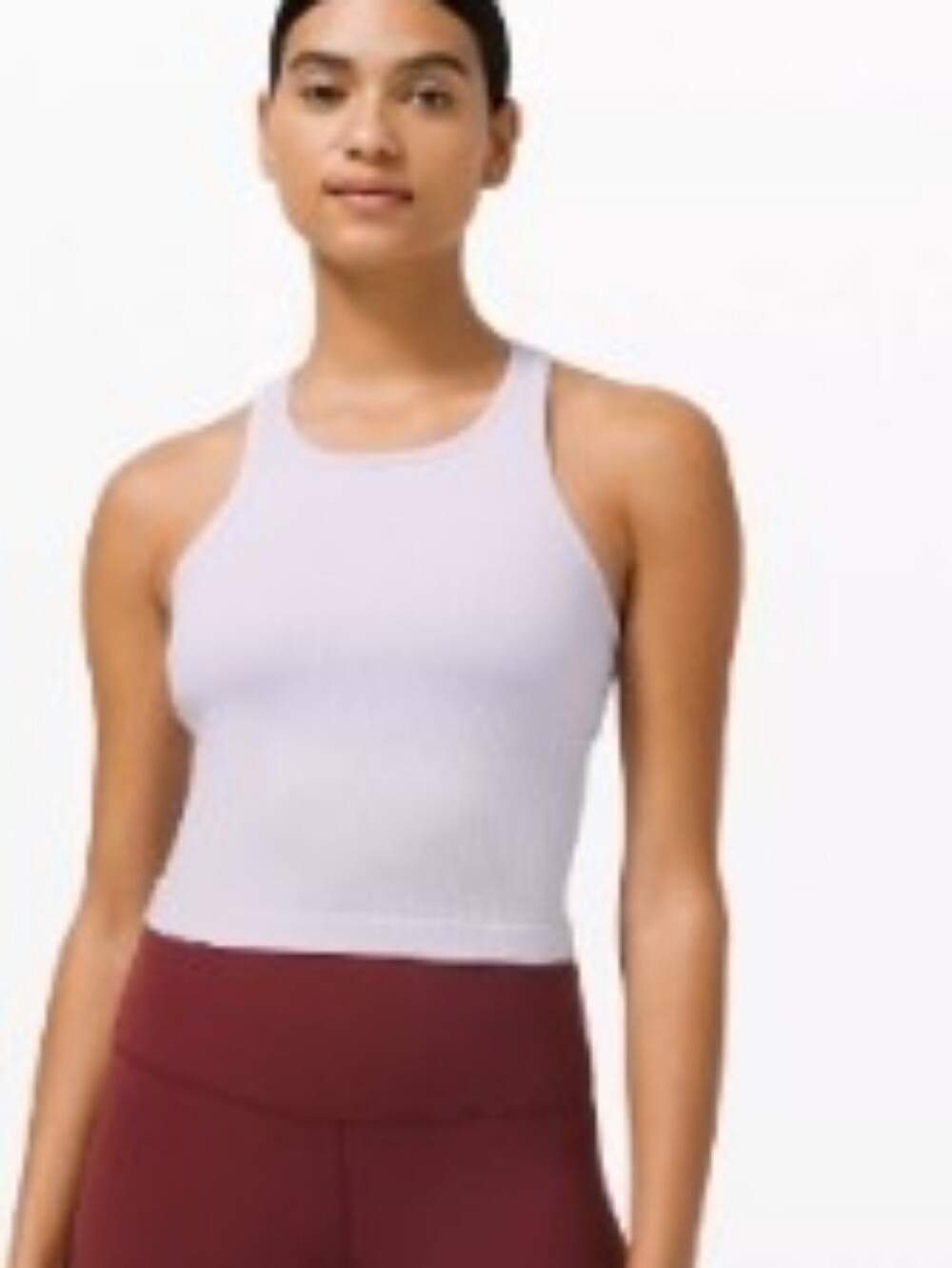 Lululemon Ebb to Street Cropped Racerback Tank Top